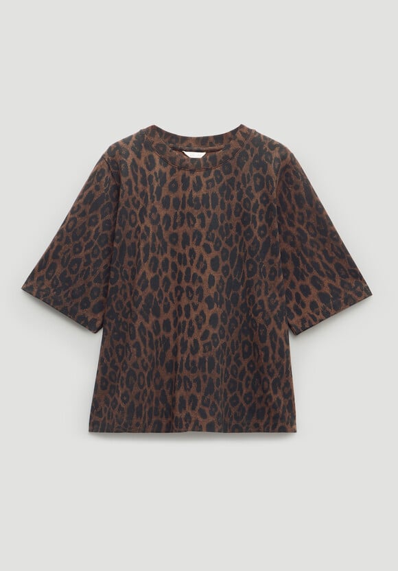 Romina Leopard Print T-Shirt