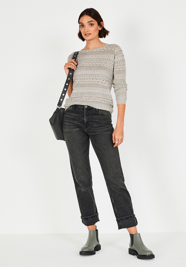 Maggie Pointelle Knitted Jumper