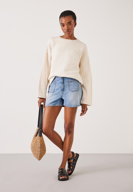 Hannah Textured Sweatshirt