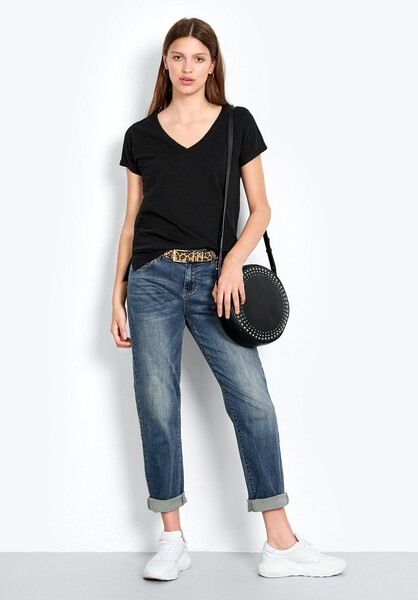 Cotton Slub V Tee