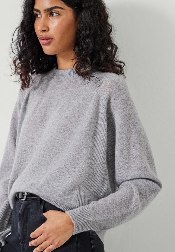 Jasmine Cashmere Rib Detail Jumper