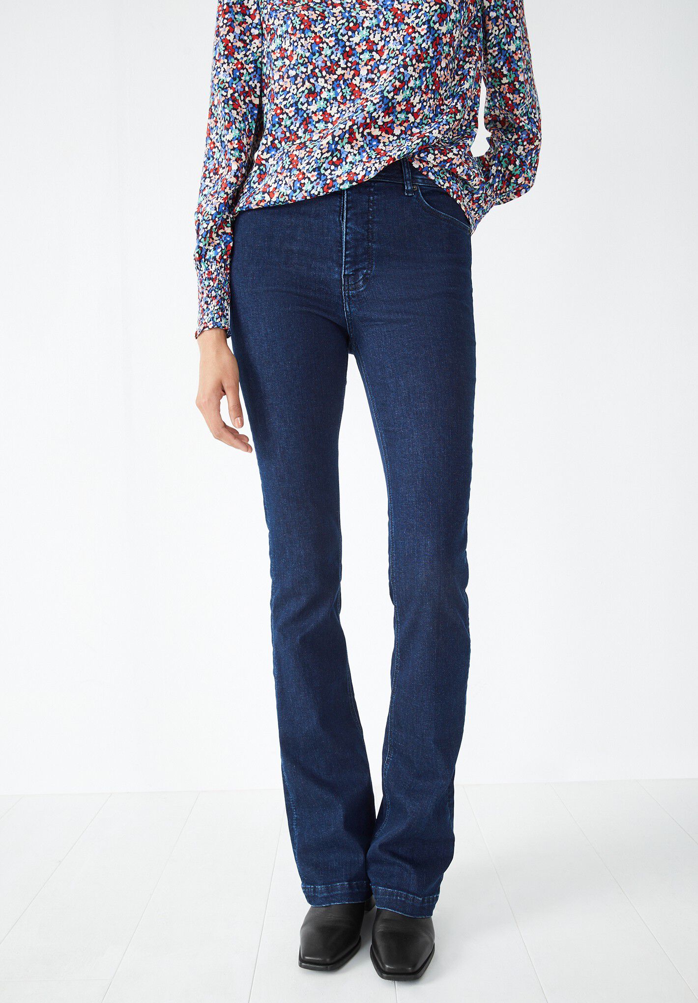 High waisted new arrivals slim flare jeans