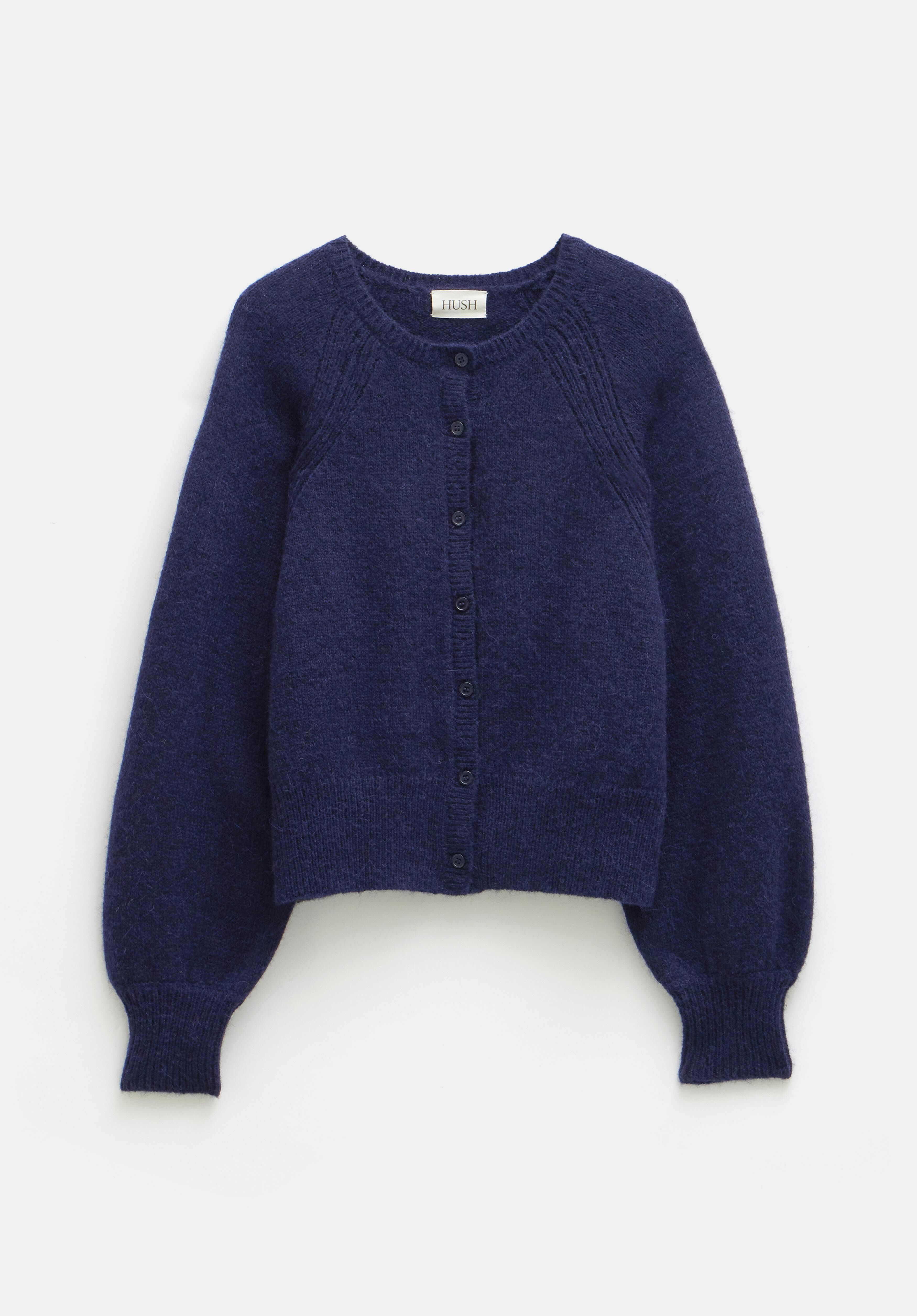 Sophia Wool Blend Cardigan Navy hush