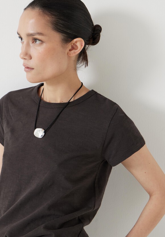 Slim Fit Slub Crew T-Shirt