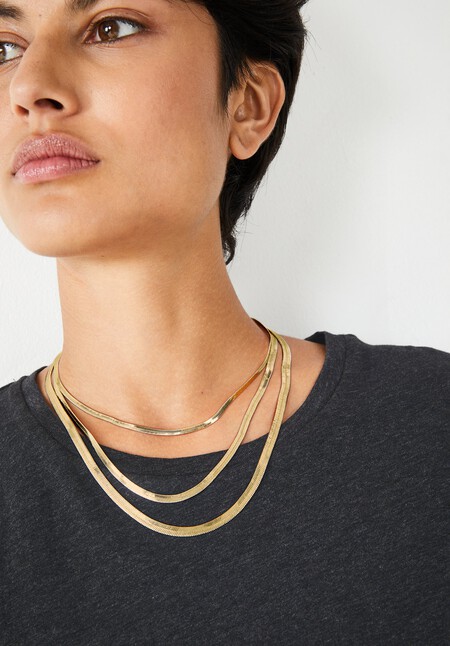 Aster Snake Chain Necklace