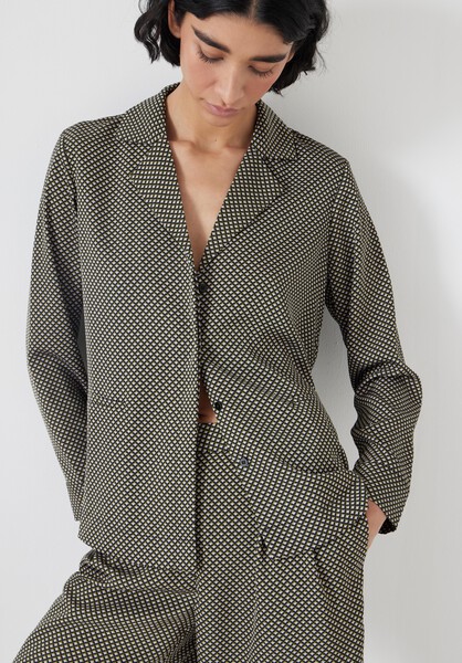 Revere Collar Long Sleeve Shirt