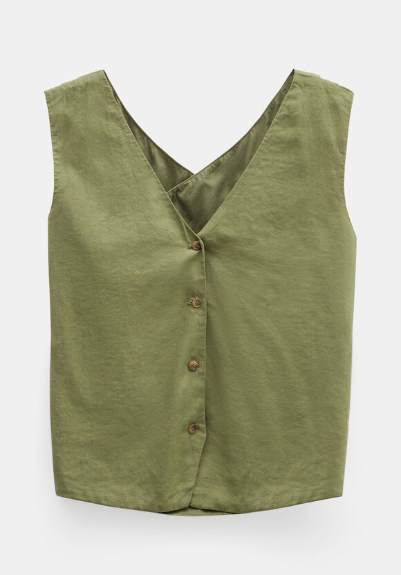 Kimi Two Way Linen Waistcoat