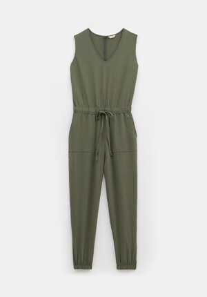 Aylen V Neck Jersey Jumpsuit
