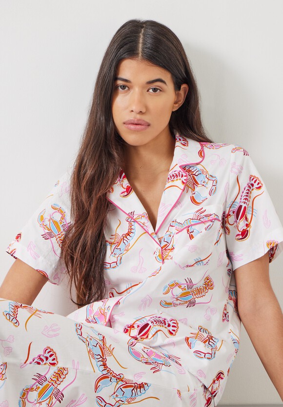 Lyla Cotton Culotte Pyjamas