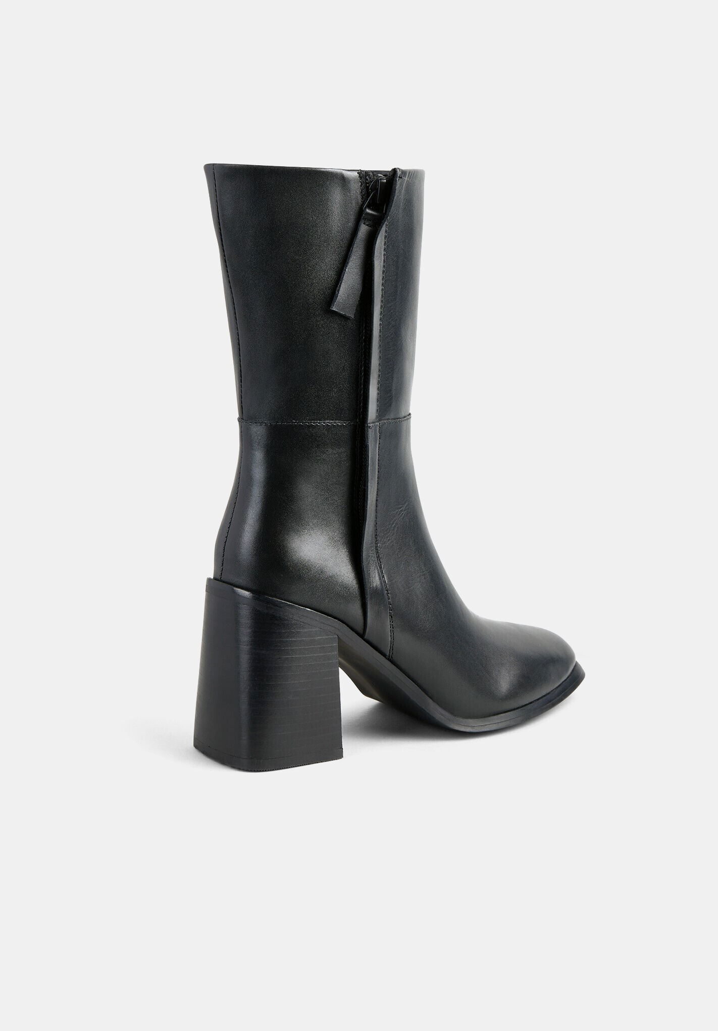 Finch Leather Boots Black hush