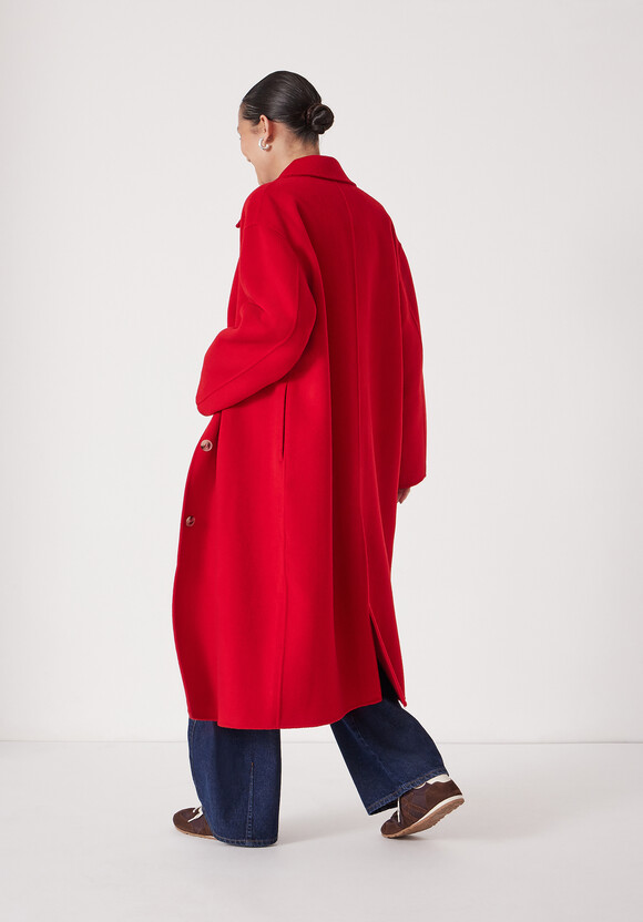Edie Pure Wool Double Faced Coat