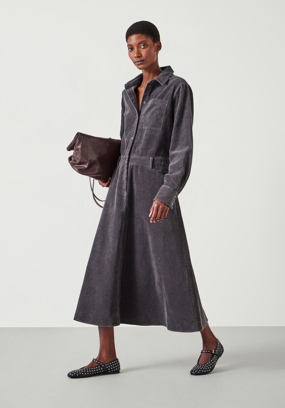 Bella Cord Midi Dress