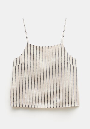 Sian Stripe Linen Cami