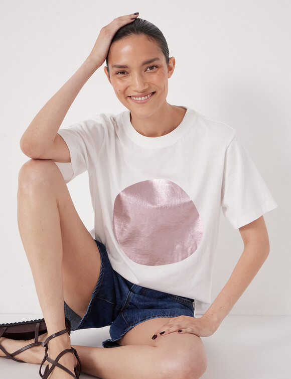 Metallic Graphic T-Shirt