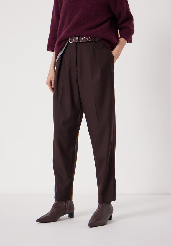 Tapered Leg Trousers