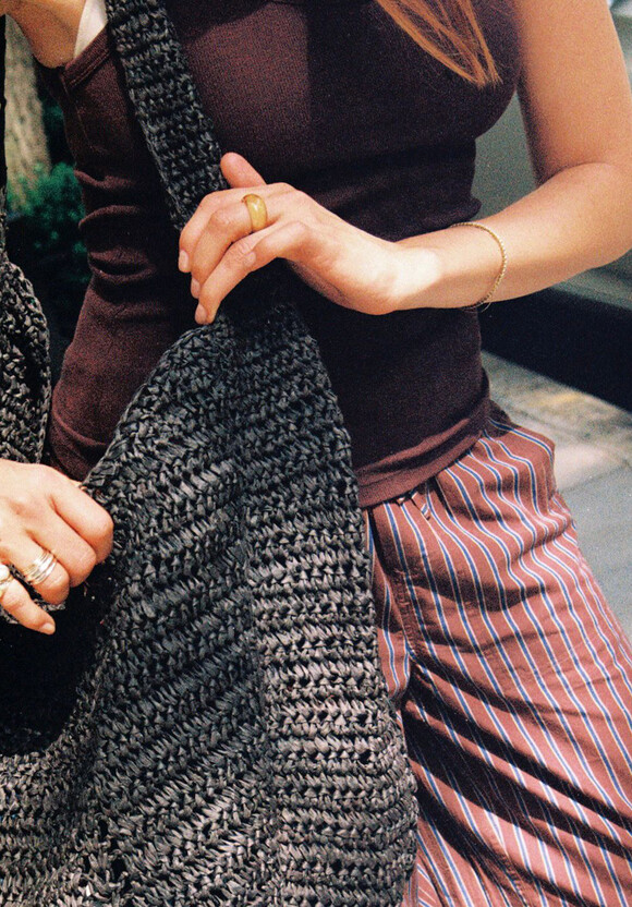 Raffia Oversized Tote Bag