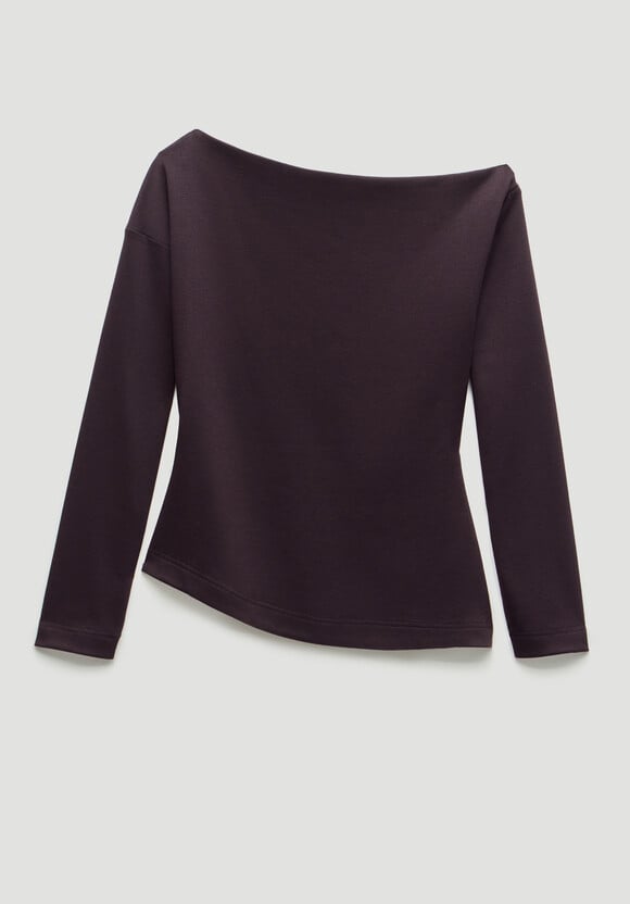 Off Shoulder Jersey Top