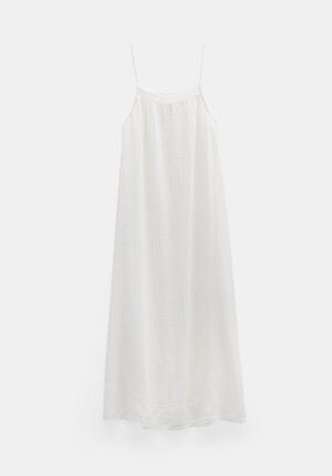 Carmen Relaxed Cheesecloth Slip Dress