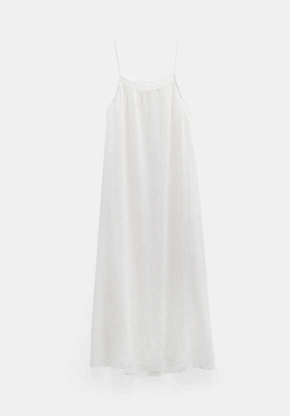 Carmen Relaxed Cheesecloth Slip Dress