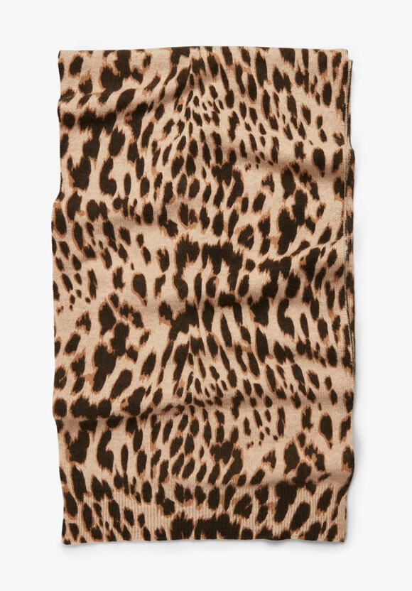 Cashmere Leopard Scarf