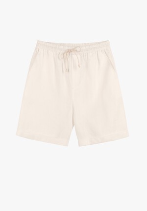 Turn Up Linen Shorts