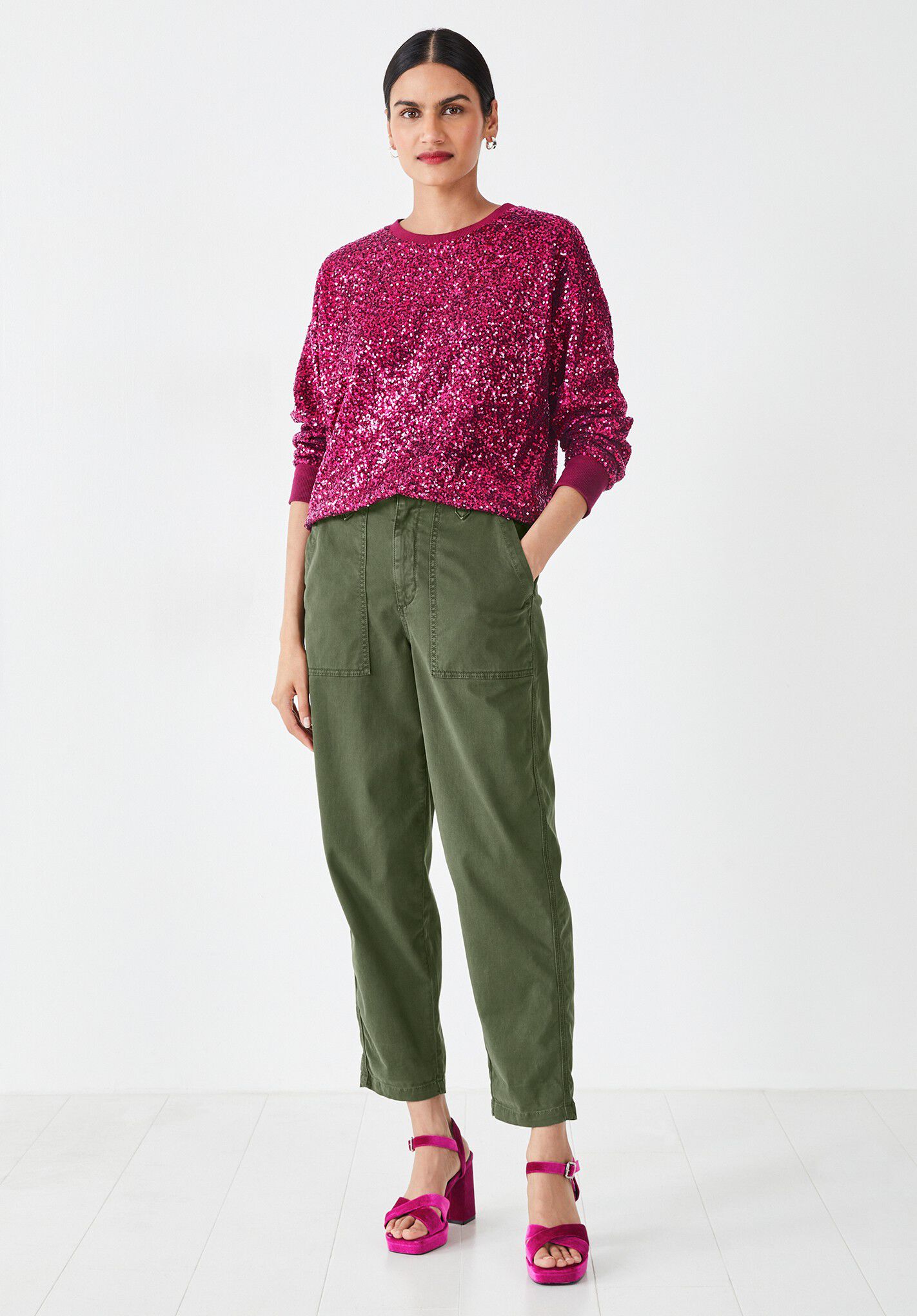 Hush deals sequin sweatshirt