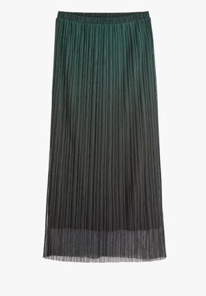 Ombre Mesh Midi Skirt