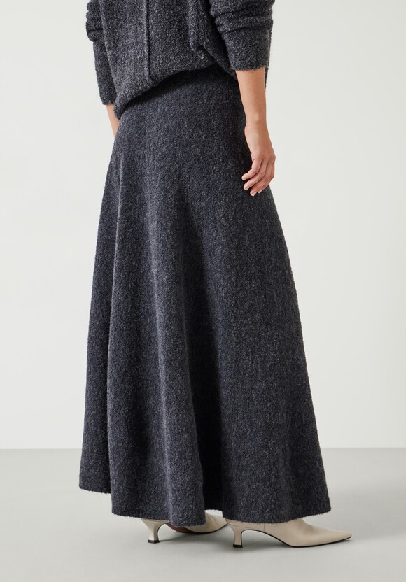 Bea Boucle Knitted Midi Skirt