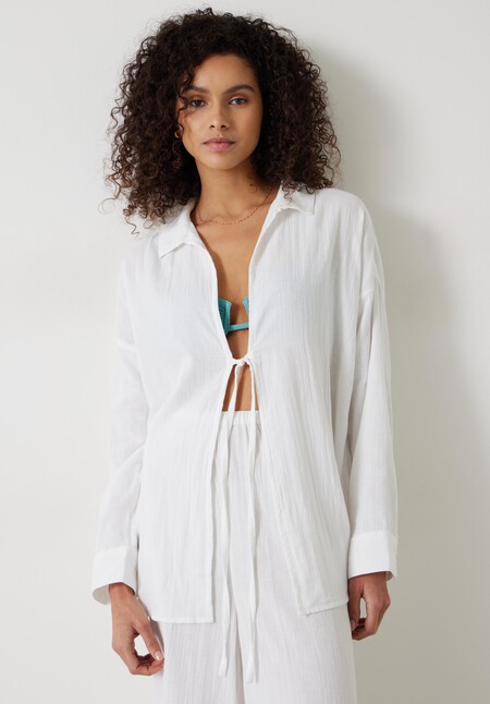 Elodie Oversized Cheesecloth Shirt
