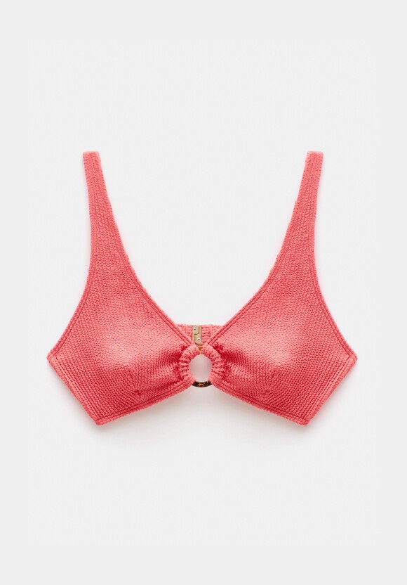 Crinkle Ring Bikini Top