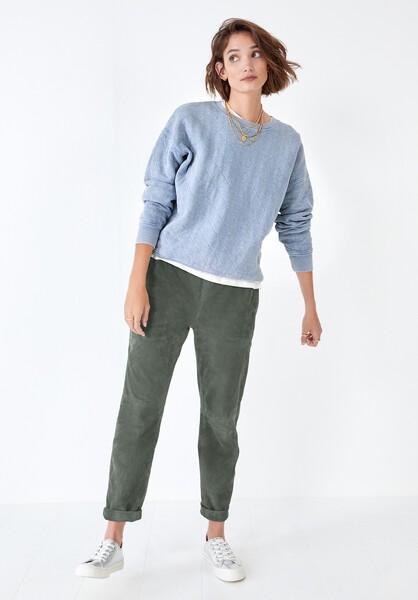 Mara Quilted Relaxed Sweatshirt