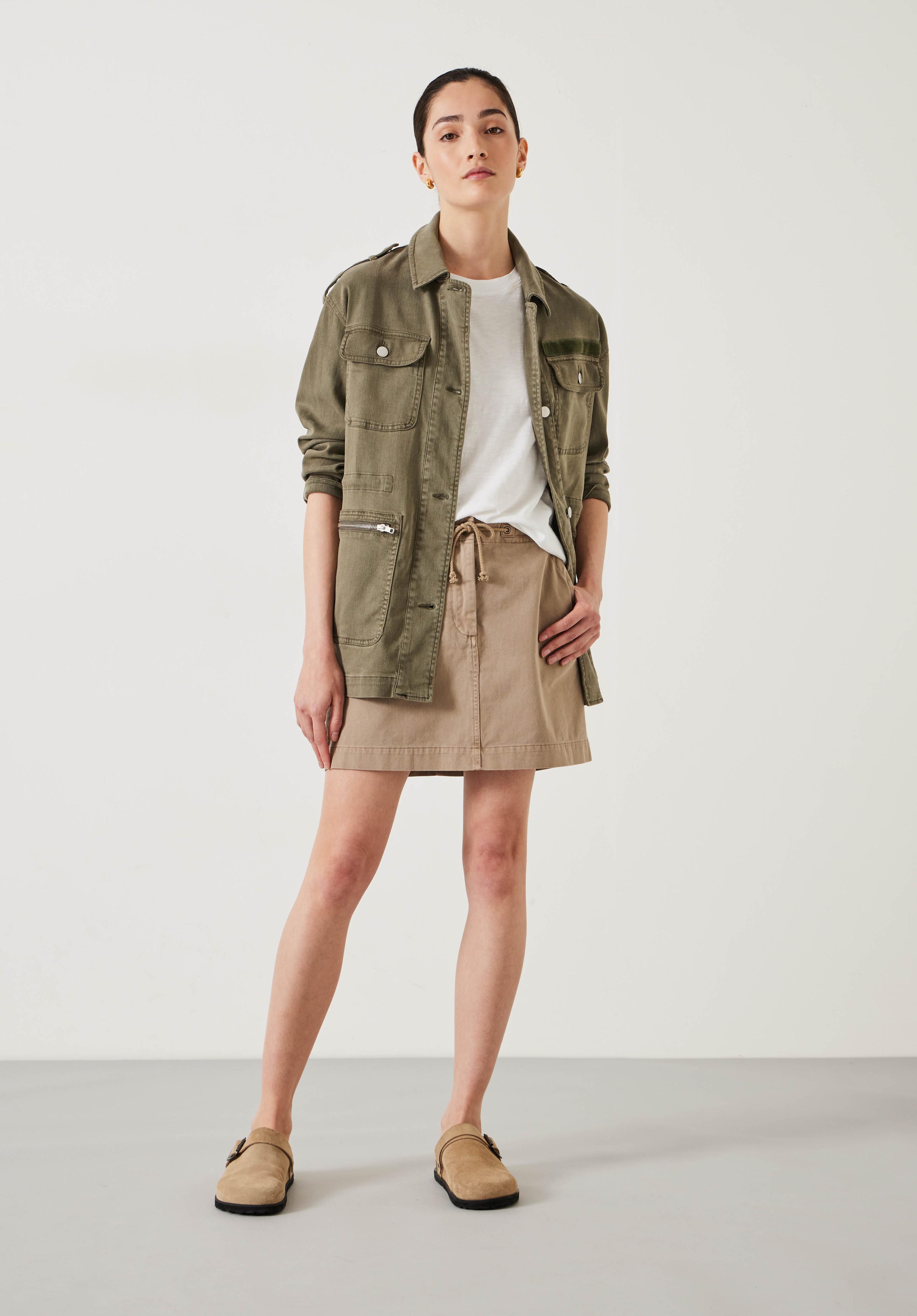 Hush military jacket on sale