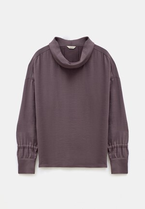 Long Sleeve Cowl Neck Top
