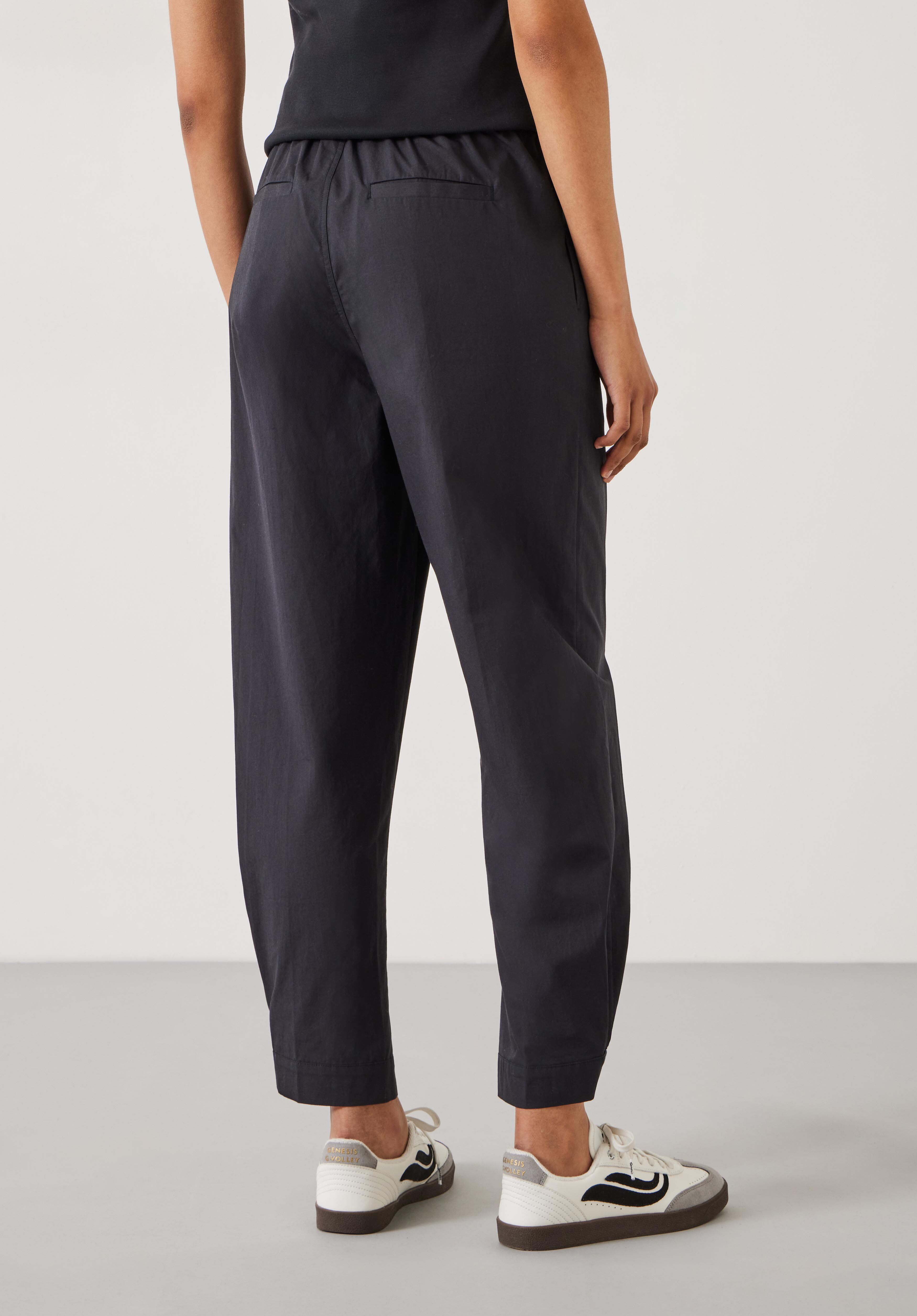 Cotton Poplin Easy Pants