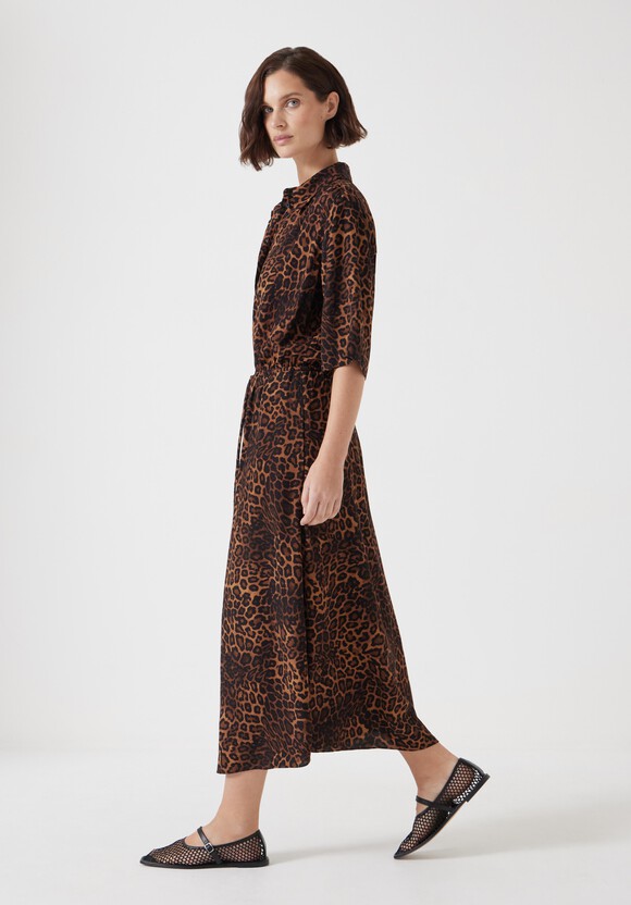 Printed Short Sleeve Dress