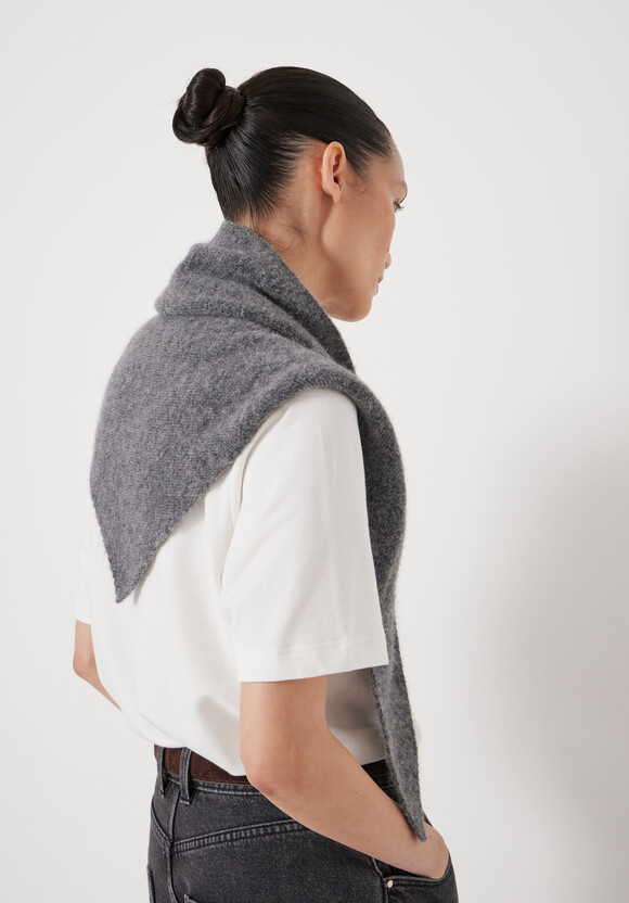 Alpaca Blend Triangle Scarf