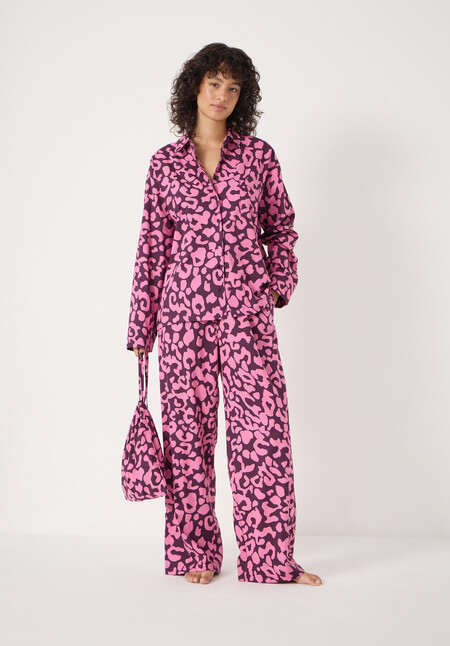 Brushed Cotton Animal Print Pyjamas