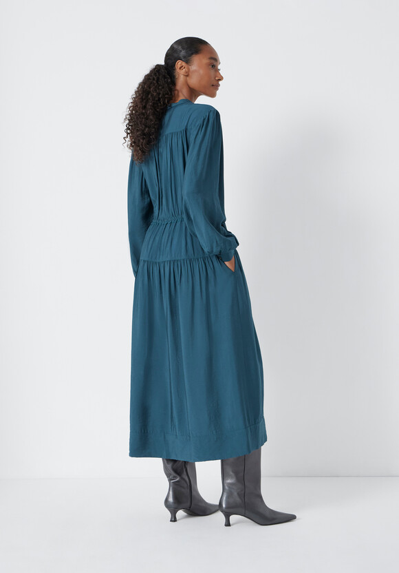 Long Sleeve Air Flow Shirt Dress