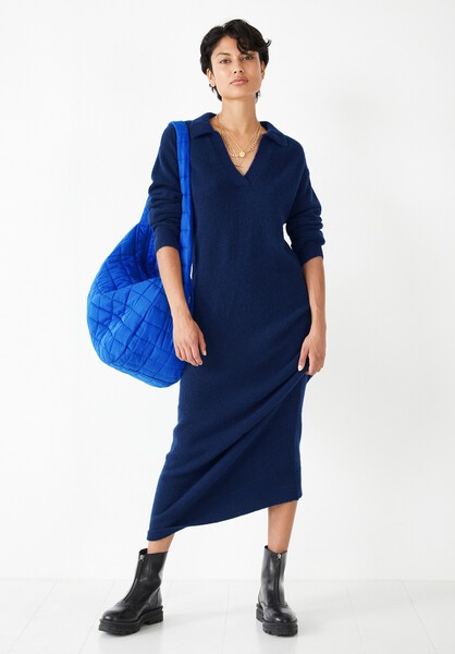 Aster Wool Blend Jumper Dress