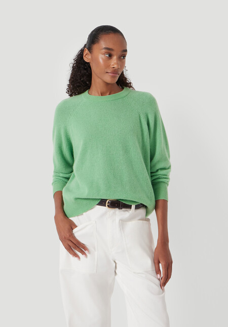 Jasmine Cashmere Rib Detail Jumper