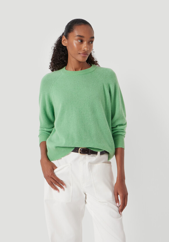 Jasmine Cashmere Rib Detail Jumper