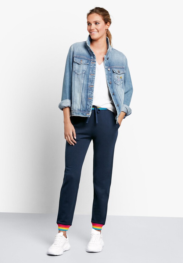 Cetti Stripe Rib Joggers