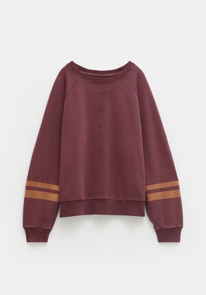 Gemma Foil Stripe Sweatshirt