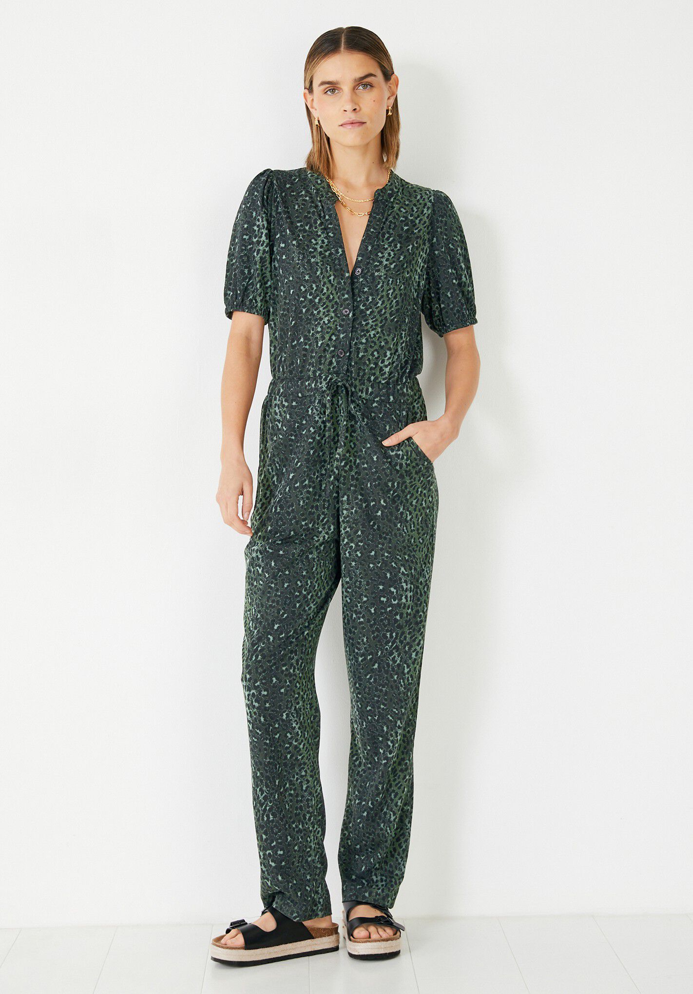 Miss selfridge leopard print jumpsuit sales