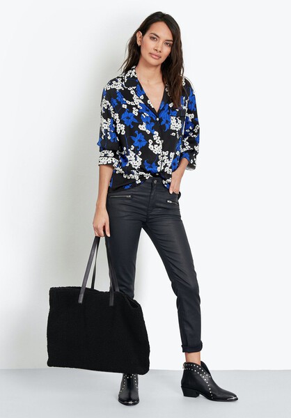 Piped Printed Shirt