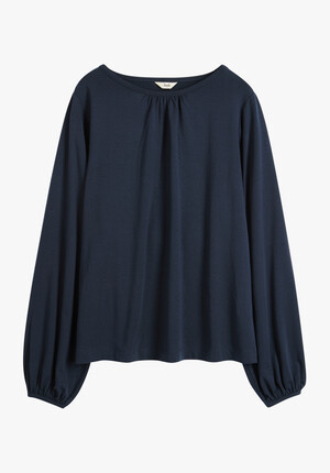 Willow Gathered Neck Jersey Top