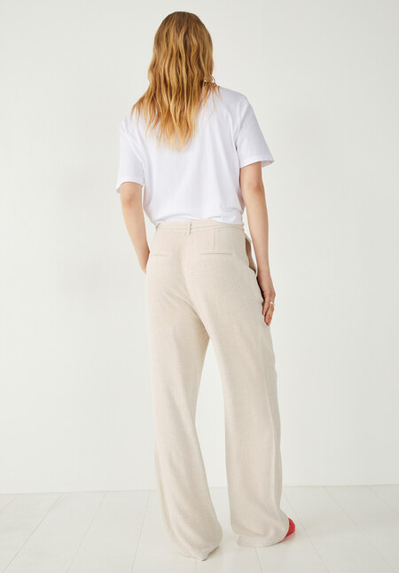 Sophie Linen Blend Tailored Trousers