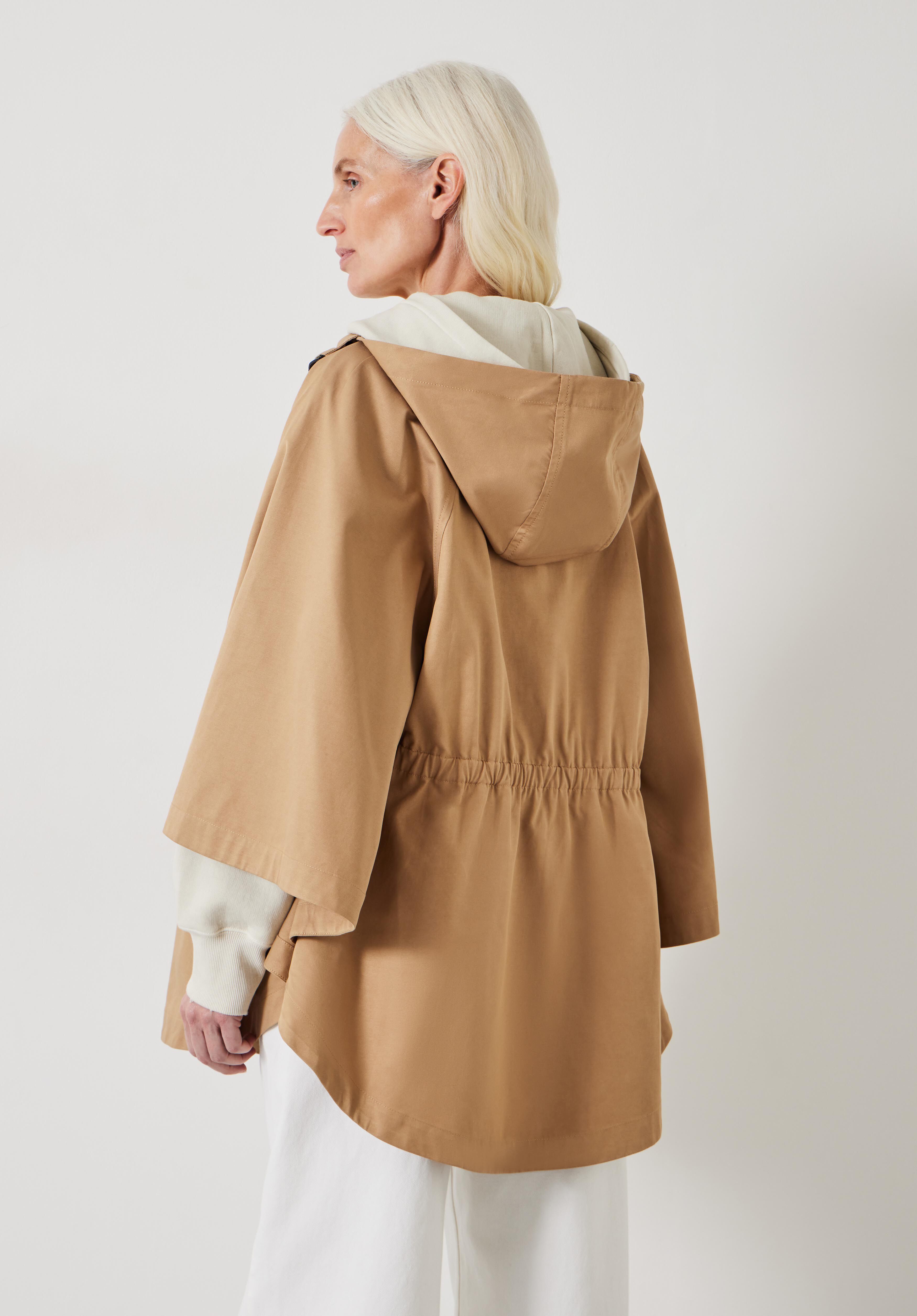 Hooded cape coat uk cheap