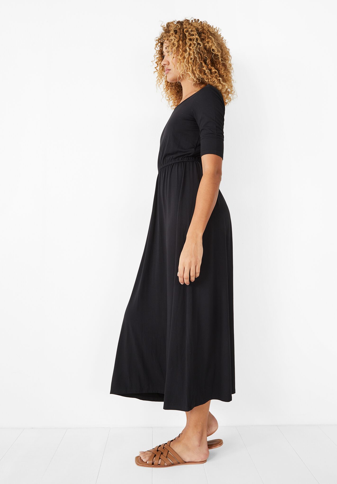 Jersey midi dress uk cheap
