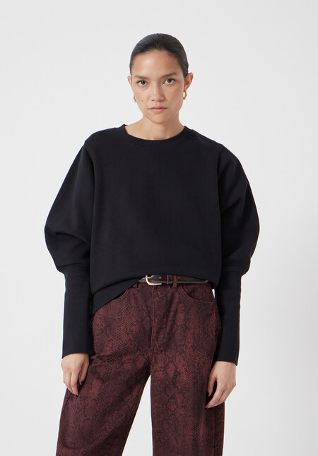 Puff Sleeve Sweatshirt